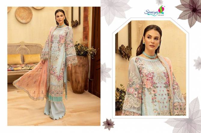 Saniya Adan Libas 3 Geoorgette Festive Wear Heavy Embroidered Pakistani Salwar Kameez